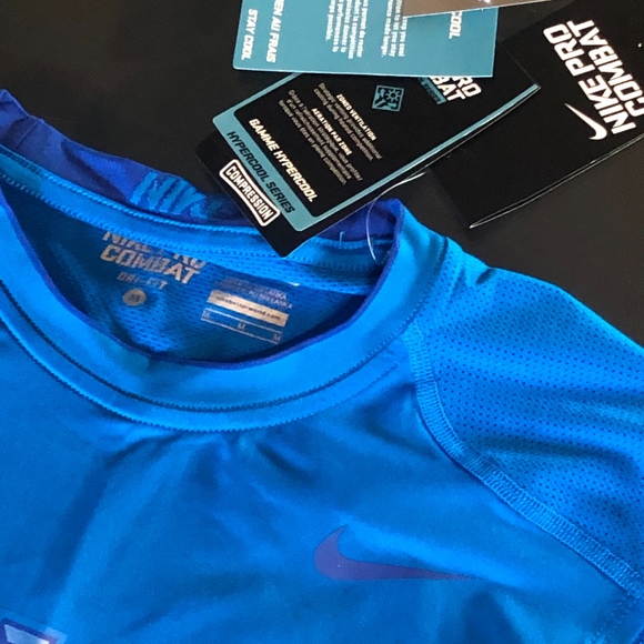 RARE 2014 NWT Nike Dri-Fit Pro Combat Sleeveless Compression Football Shirt sz M - Picture 2 of 6